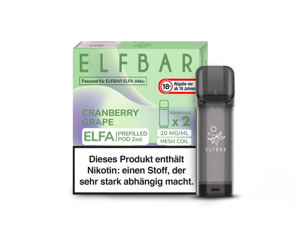 ELFBAR ELFA Pod 2er Pack 20mg/ml - verschiedene Sorten Elfbar